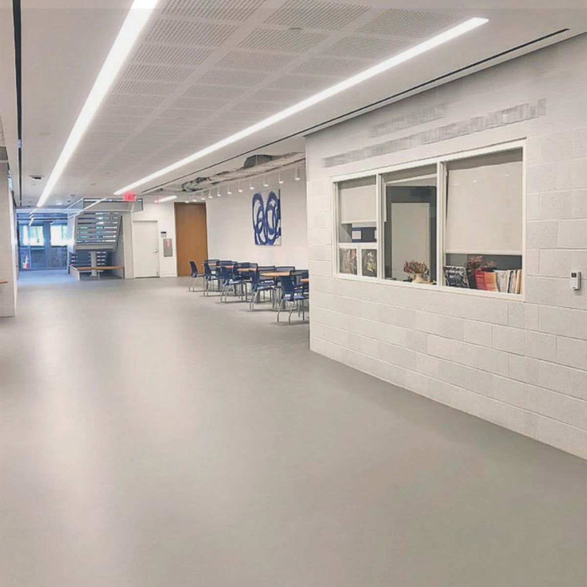 Modern commercial interior featuring smooth, durable Epoxy Flooring Sarasota FL for a clean, professional finish.
